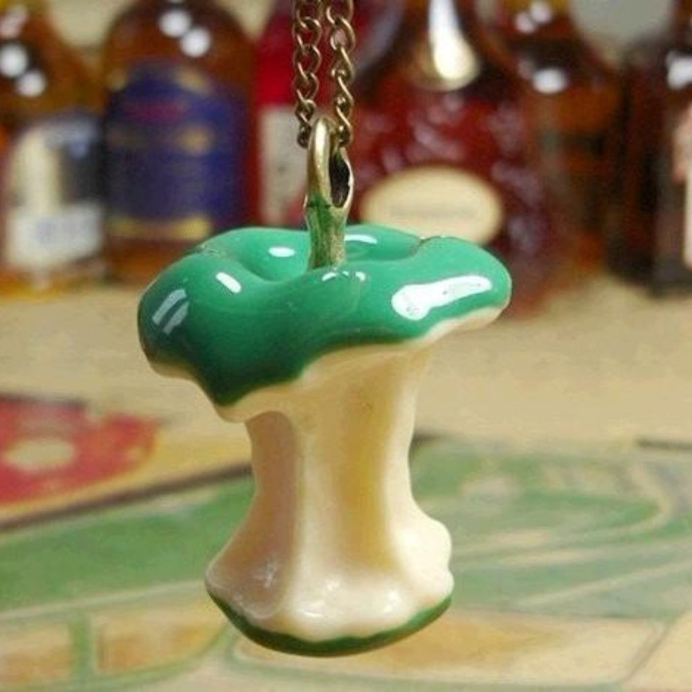 Bitten Green Apple Necklace/Bracelet/Anklet 🌸